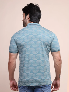 Camiseta de cuello polo de media manga de algodón 100% cómoda y elegante para hombre, superventas, ropa informal estampada a la moda, ajuste Regular - Product Image 6