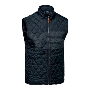 Sleeveless Winter Puffer <b>Jacket</b> for Men Hooded Stand Zipper Front <b>Smart</b> Casual Breathable Anti-Bacterial Nonwoven Fabric Solid - Product Image 1