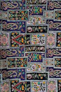 Tissu tissé en crêpe naturel teint, écologique, séchage rapide, poids moyen, pour textiles de maison, vêtements, sacs pour filles, respirant - Product Image 2