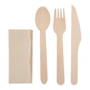 Set di posate usa e getta ecologiche Aralia Green Gadgets - Product Image 1