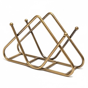 Diamond Design Metal Golden Napkin Holder Best Shape for Home and Restaurant Tabletop Decorative <b>Tissue</b> Holder - Product Image 5