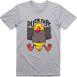 T-shirt drôle imprimé Duck Tape, coupe régulière, 100% coton - Product Image 2