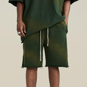 2025 último diseño de alta calidad respetuoso con el medio ambiente estilo callejero pantalones de hombre Streetwear lavado 100% algodón pantalones cortos personalizados patrón de bolsillo - Product Image 5