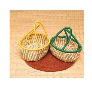 Panier de rangement Sabai Grass avec style rustique élégant tissé à la main pour l'organisation de la maison décorative écologique et une utilisation durable - Product Image 5