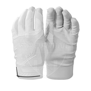 Prix d'usine Gants de frappe de baseball personnalisés pour hommes-Gants en cuir ajustables légers ambidextres pour l'entraînement - Product Image 1