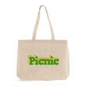 Customized 18-Inch <b>Large</b> Size <b>Canvas</b> Tote <b>Bag</b> with Solid Color and Long Handles Personalized TG218 Tote <b>Bag</b> - Product Image 1