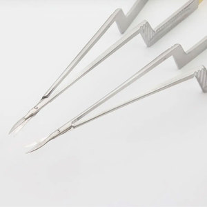 Yasargil Micro-Tijeras Kit de sutura instrumento médico Manual de acero inoxidable Instrumentos quirúrgicos reutilizables - Product Image 1
