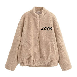 Fashionable <b>Men's</b> Canvas Sherpa <b>Jacket</b> Customized Design Breathable Windproof Casual High Quality Solid Vintage Warm Winter - Product Image 6