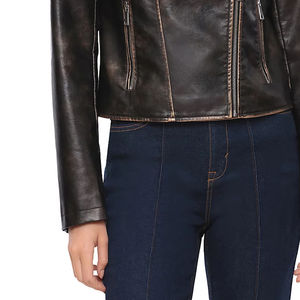 Nouvelle arrivée de vestes en cuir véritable personnalisées personnalisables en grande quantité/Veste en cuir respirante et confortable pour femmes - Product Image 6