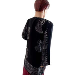 Gasa de alta calidad, tela 100% de algodón, precio al por mayor, ropa Lisa personalizada, estilo de artículo antitécnico - Product Image 2