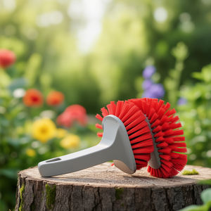 HACCP Cleaning <b>Brush</b> 180mm 0.50mm Red Bristles NLLE-Pack of 10 - Product Image 3