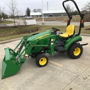 Used Compact Agricultural Mini Tractor 4WD <b>Walking</b> Farm <b>Machine</b> with Front Loader Backhoe Engine & Gearbox - Product Image 5