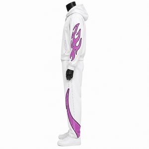 High Quality Men's Nylon Track Suits Customizable Logo for Autumn Jogging Factory Direct - Product Image 4
