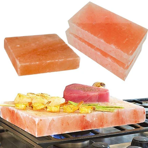 Bloque de sal de roca rosa del Himalaya para asar a la parrilla, azulejos sólidos refinados para servir en caliente/frío, embalaje de bolsas a granel personalizado - Product Image 6