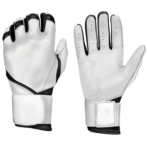 Wholesale Best Sublimated Design and Goatskin Leather Baseball Batting Gloves Professional Unisex Batting Gloves - Product Image 4