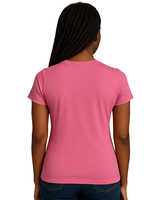 Camiseta de Verano para Mujer, Color Rosa Verde, Informal, Ecológica, 100% Algodón, con Cuentas, Borlas y Diamantes, Transpirable, de Secado Rápido y Antiarrugas