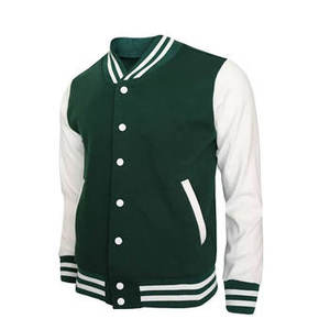 Wholesale High Quality Varsity <b>Jacket</b> Men Chenille Embroidery Leather Sleeves Custom Baseball Letterman Varsity <b>Jacket</b> - Product Image 4