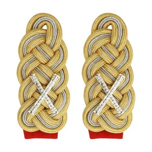 Fabricantes de alta calidad Lingote de alambre Hombro Insignia Uniforme Rango Hombro accesorios de tablero Uniforme Hombreras - Product Image 4