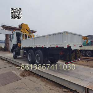 Cnhtc sinotrik Howo 6 x4 z1257v4647b1 יורו 2 340-380hp משאית מטען עם מנוף מתקפל - Product Image 4