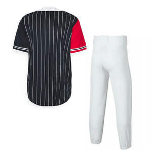Nouvel uniforme de baseball respirant sur mesure pour hommes avec des tailles et des conceptions de couleurs personnalisées-Vêtements de sport de style unique - Product Image 4
