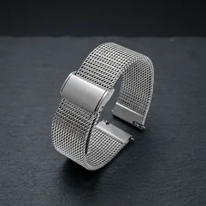 Luxury Unisex WD024 Stainless Steel Smartwatch Band Stainless Steel Buckle Soft Adjustable <b>Watch</b> Strap <b>Watch</b> Bands <b>Watch</b> Part - Product Image 2