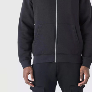 Sudadera con Capucha Extra Grande 100% Algodón, Diseño Unisex de Felpa Suave, Transpirable, Ecológica, Resistente al Viento, Personalizable para Invierno - Product Image 2