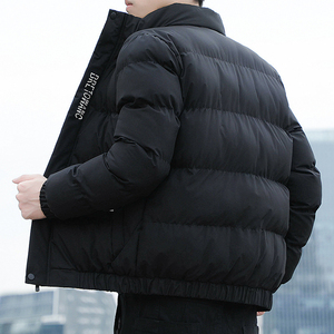 Chaqueta de Plumón para Hombre, Otoño, Tallas Grandes, Transpirable, Resistente al Viento, Secado Rápido, Cuello Alto Tejido, Tela de Lona - Product Image 6