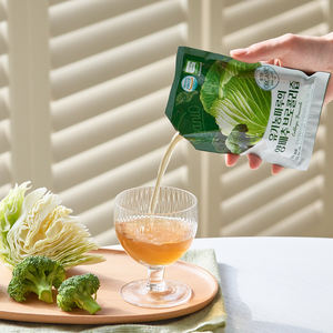 Jugo de Extracto de Brócoli y Col Orgánico 100% Orgánico 90ml X 30 Unidades Bebida Vegetal Prensada en Frío de Organic MARU - Product Image 5