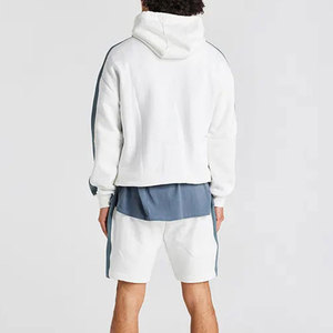 Ensemble sweat à capuche et short pour homme, 100 % coton, coupe ajustée, respirant, haute qualité, collection automne, fabriqué au Pakistan, best-seller - Product Image 6
