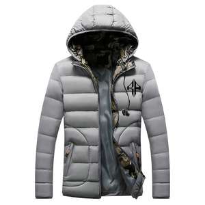 Nueva chaqueta de invierno con logotipo personalizado más vendida, chaqueta acolchada con cremallera estampada transpirable de poliéster 100% de ATLANTIC - Product Image 1