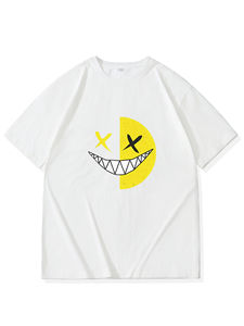 Camiseta de Hombre, Cuello Redondo, Manga Corta, Tejida, 100% Algodón, 190g, Transpirable, Secado Rápido, Diseño Gráfico 3D, Estampado Divertido, Corte Regular - Product Image 2