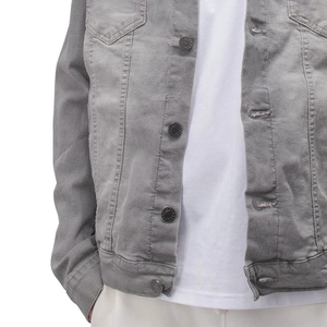 Veste en jean pour homme de haute qualité, personnalisée, avec doublure en laine, veste en jean thermique chaude, manteau en jean décontracté pour homme - Product Image 5