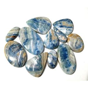 Lote al por Mayor de Piedras Preciosas de Rodocrosita Azul Natural, Mezcla de Formas y Tamaños, Piedra de Rodocrosita Azul para la Elaboración de Joyas - Product Image 1