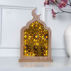 Décor de Ramadan en bois fait à la main avec des motifs géométriques complexes adaptés aux événements à thème islamique et aux fêtes Iftar - Product Image 3