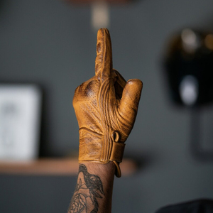 Gants de fauconnerie personnalisés de qualité supérieure fabriqués en cuir de vachette véritable meilleurs gants de fauconnerie de chasse de sécurité - Product Image 6