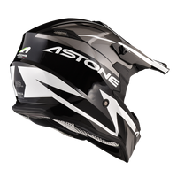Nouveau casque de moto ASTONE MX6 RACER en ABS haute résistance avec garantie d'un an, tailles XS-2XL pour la moto tout-terrain et le trail