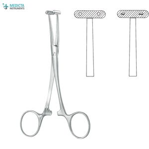 Fórceps de estiramiento facial Martel-Rees 13,5 cm-Instrumentos quirúrgicos generales - Product Image 1