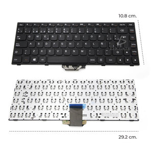 Teclado Virtual para Portátil Lenovo G40 Z40 B40 N40 45 70 75 35 30, Francés e Inglés, Membrana y Funcionamiento Mecánico, Plástico - Product Image 2