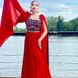 Afghan Handmade Traditional Embroidered Women Afghani Velvet Tribal Party & <b>Wedding</b> <b>Dress</b> Custom Size Women <b>Dresses</b> <b>for</b> <b>Sale</b> 100 - Product Image 3