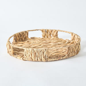 Bandeja de Jacinto de Agua Natural para Tocador, Contenedor de Almacenamiento para Dormitorio, Bandejas Decorativas Tejidas a Mano - Product Image 3