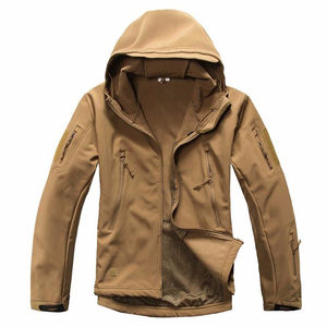 Chaqueta Acolchada de Lona, Nueva, Informal, Impermeable, Cortavientos, Transpirable, con Capucha, Logotipo Frontal, para Deportes al Aire Libre de Invierno - Product Image 5