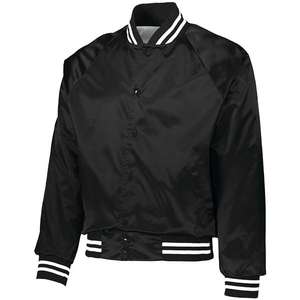 Personalizar La Universidad bordado seda hombres Varsity béisbol satén chaqueta a prueba de viento botón Arriba Unisex deportes hombres satén bombardero chaqueta - Product Image 5