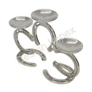 Metal Horse <b>Shoe</b> Candle Stand Circular Design Durable Home Decoration - Product Image 6