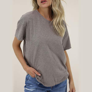 Camiseta de Algodón 100% para Mujer, Estilo Holgado, Talla Grande, Moda Urbana, Verano 2026, Venta al Por Mayor - Product Image 5