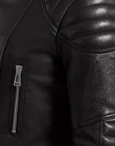 Men's New Fashion Cow Skin Genuine Leather Winter Breathable <b>Biker</b> Design Custom Made Motorbike Windproof <b>Jacket</b> - Product Image 4