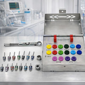 Destornillador de Trinquete Manual Universal Profesional para Implantes Dentales, Acero Inoxidable, Empuñadura Ergonómica, Corona Protésica - Product Image 1