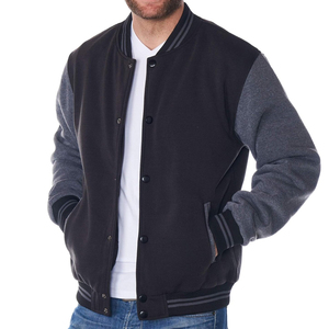 OEM personalizado LOGOTIPO DE LA Universidad de los hombres chaquetas universitarias de invierno largo de béisbol Letterman en blanco personalizado bordado tela Varsity chaqueta - Product Image 1