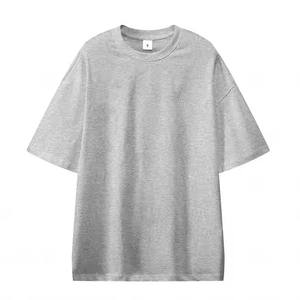 Venta caliente de los hombres de gran tamaño Camisetas Drop Shoulder manga corta 100% algodón Peinado Personalizado Hip Hop Imprimir Más buscados de gran tamaño - Product Image 2