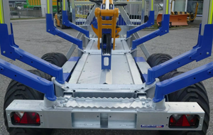 Factory supply for Timber Wood Log Trailer with Crane Loader available bk 4 for sale - Product Image 4