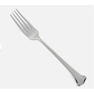 Tenedor de Acero Inoxidable al por Mayor, Cubertería Plateada para Restaurante, Fabricación de Tenedores y Cucharas de Acero Inoxidable, Venta de Fábrica, Estilo de Lujo - Product Image 1